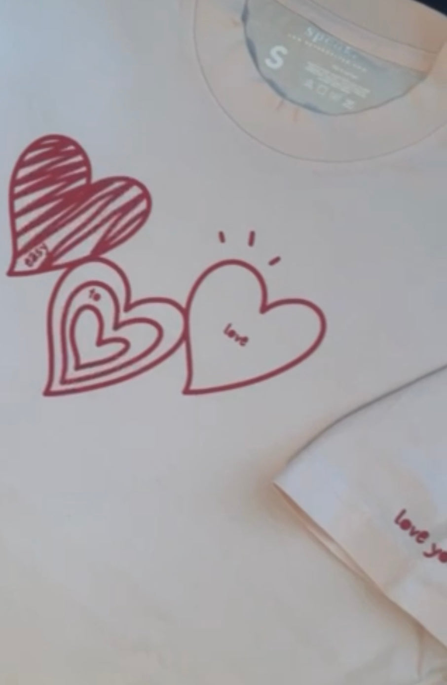 easy to love t-shirt in blush (customizable)